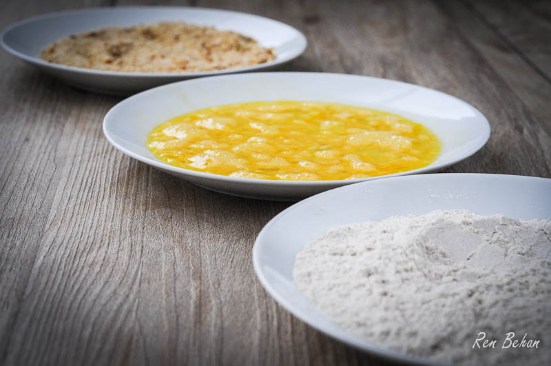 Flour Egg Breadcrumbs