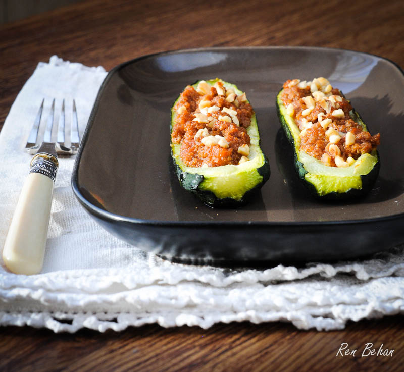 Courgette and Zucchini Boats