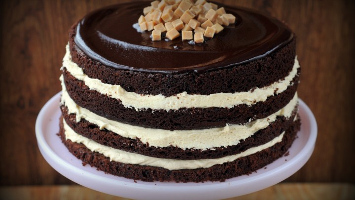 The ‘Big Daddy’ Salted Caramel Chocolate Fudge Cake