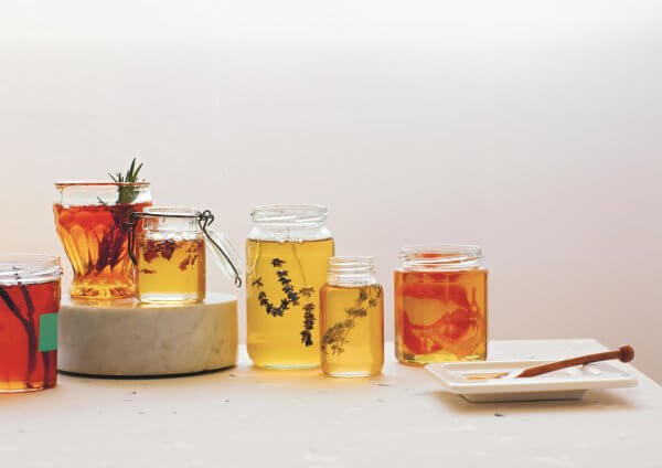 Home infused honey