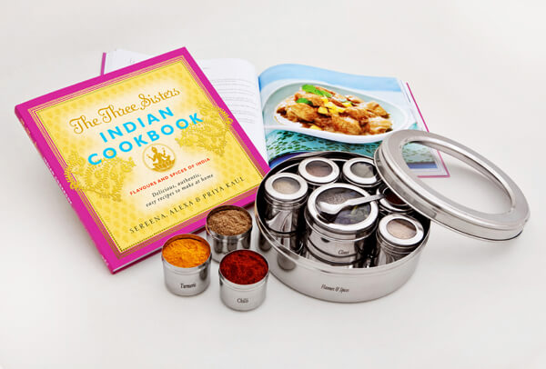 Winner: Spice Masala Dabba Authentic Indian Cookery Set by The Three Sisters
