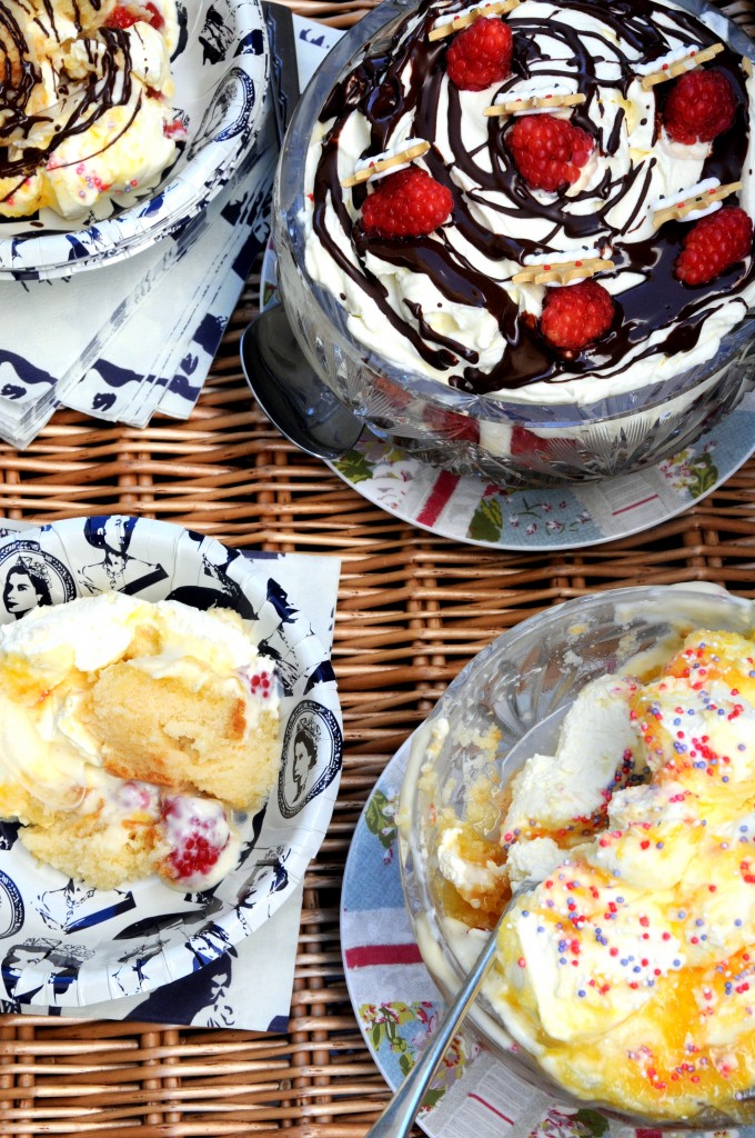A Posh Jubilee Trifle (or two) for the Forman and Field Bake Off!
