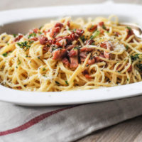 Family Spaghetti Carbonara (ASK Italian Cook Book)