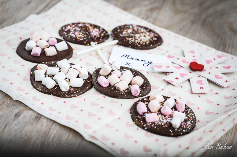 Homemade Mother’s Day Chocolates – Puddles and Lollipops (that Dads can help with!)