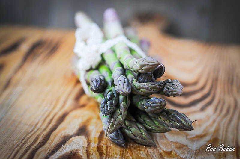 Asparagus and Mozarella Toasts