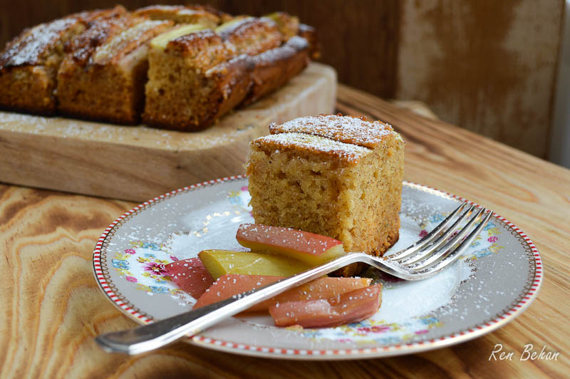A Rhubarb and Almond Cake for the Good Food Channel