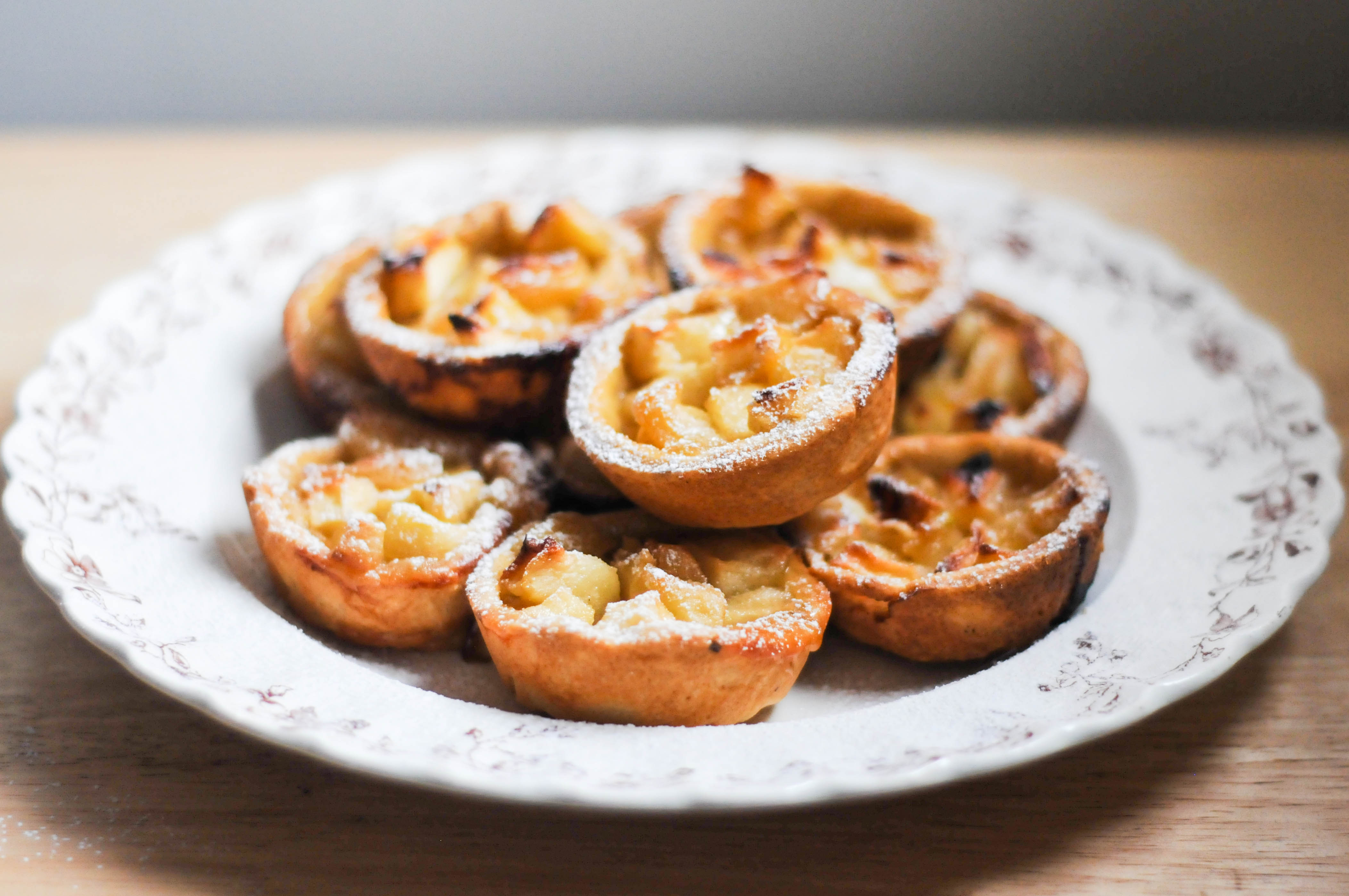 Toffee Apple Tarts, 3 years of blogging and a refresh!