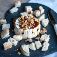 Baked Camembert with Smoked Chilli Honey