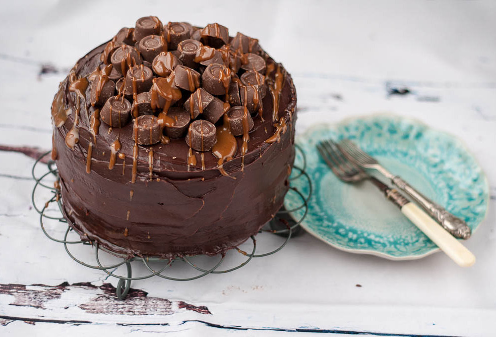 Chocolate Rolo Cake