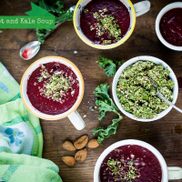 Beetroot and Kale Soup | Kale and Almond Crumble | Jumpstart2015