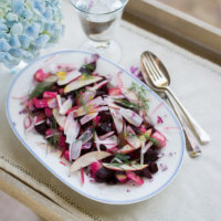 A Polish-Inspired Beetroot Salad with Apples, Radish and Dill